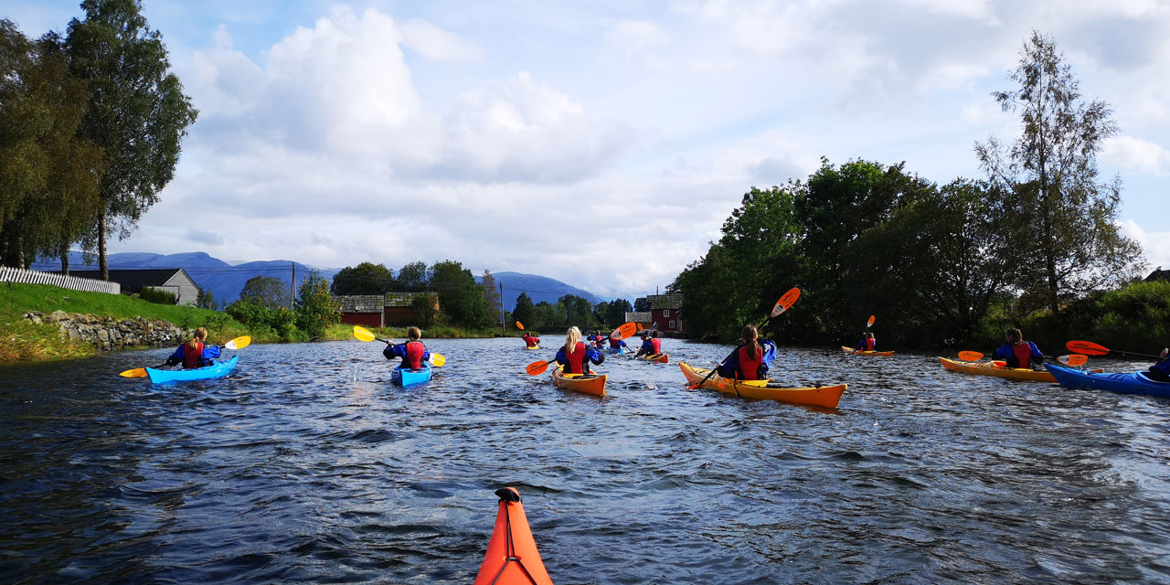 Padling i Strandebarm