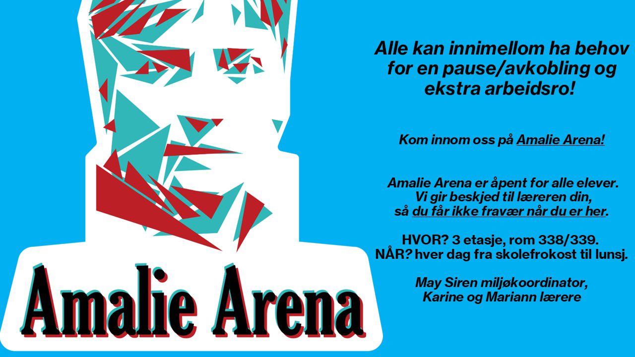 Amalie Arena (bilete av plakat)